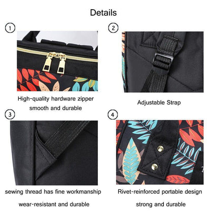 Nylon Women School Bags Shoulder Backpacks Large Nursing Bags Business Laptop