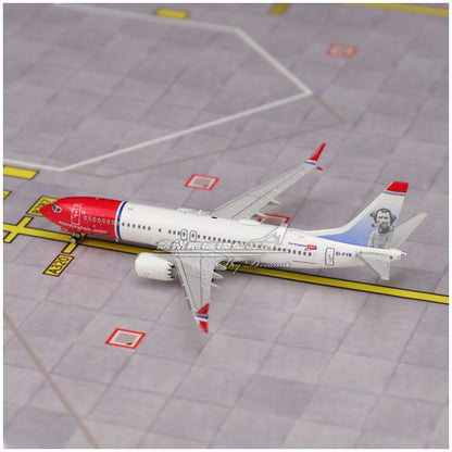 1:400 JC Wings Norwegian Air Shuttle BOEING 737 MAX 8 Airplane Diecast Model