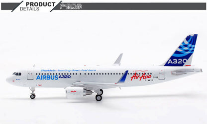 1:200 Aviation Air Asia AIRBUS A320 Passenger Airplane Diecast Aircraft Model