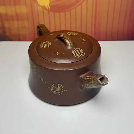 Vintage Chinese Yixing Purple Clay Teapot Zisha Ceremony Exquisite Tea Set Art