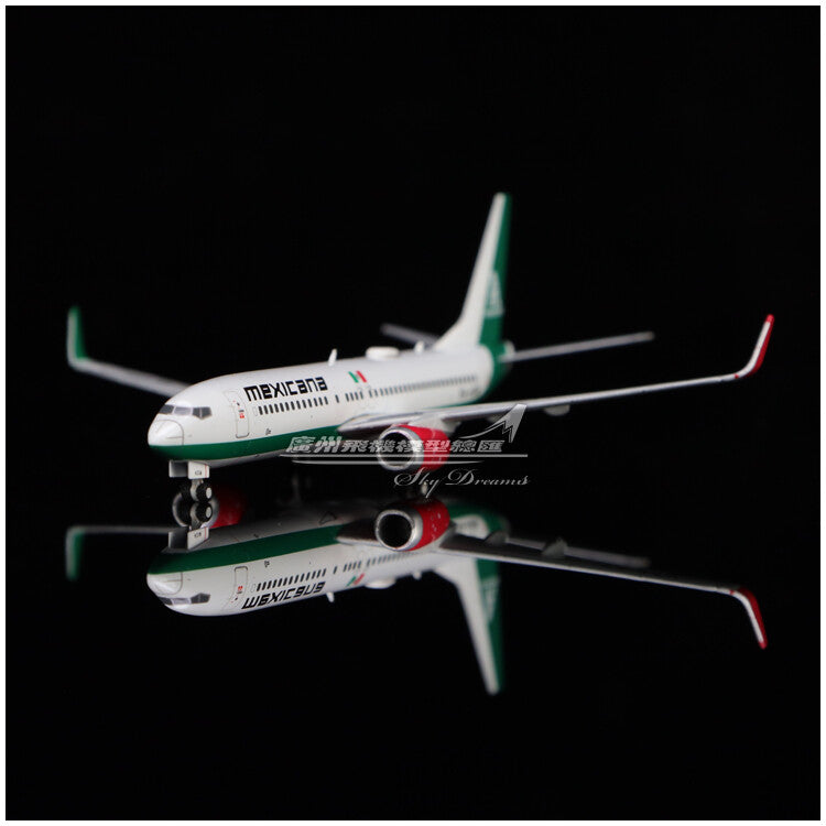 1:400 GeminiJets Mexicana BOEING B737-800W Airplane Diecast Plane Aircraft Model