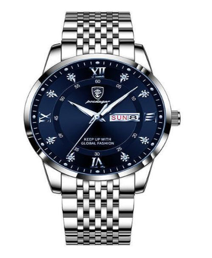 Men's Watch Wrist Watches New Waterproof Man Luxury Stainless Steel Luminous Day