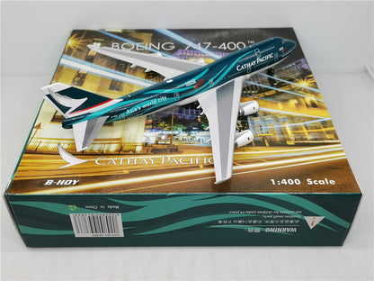 1:400 Phoenix CATHAY PACIFIC BOEING B747-400 Airplane Diecast Aircraft Model