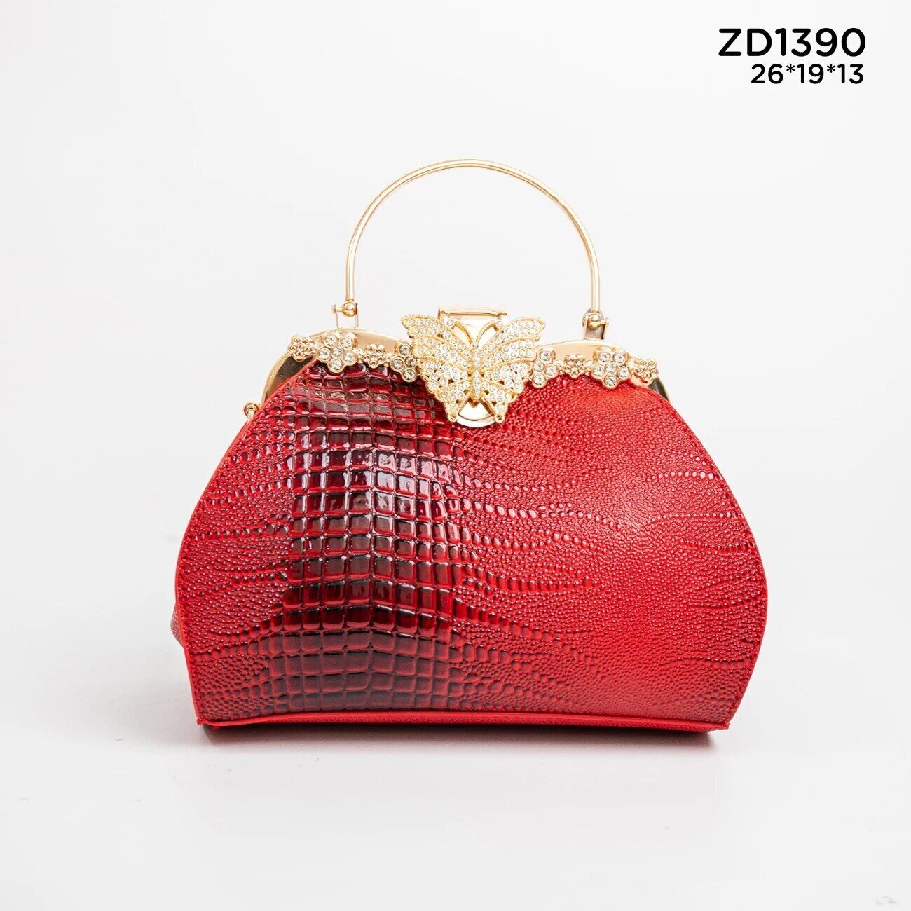 Trendy Banquet Evening Bag Metal Gold Wire Chain Ladies Dinner Bag