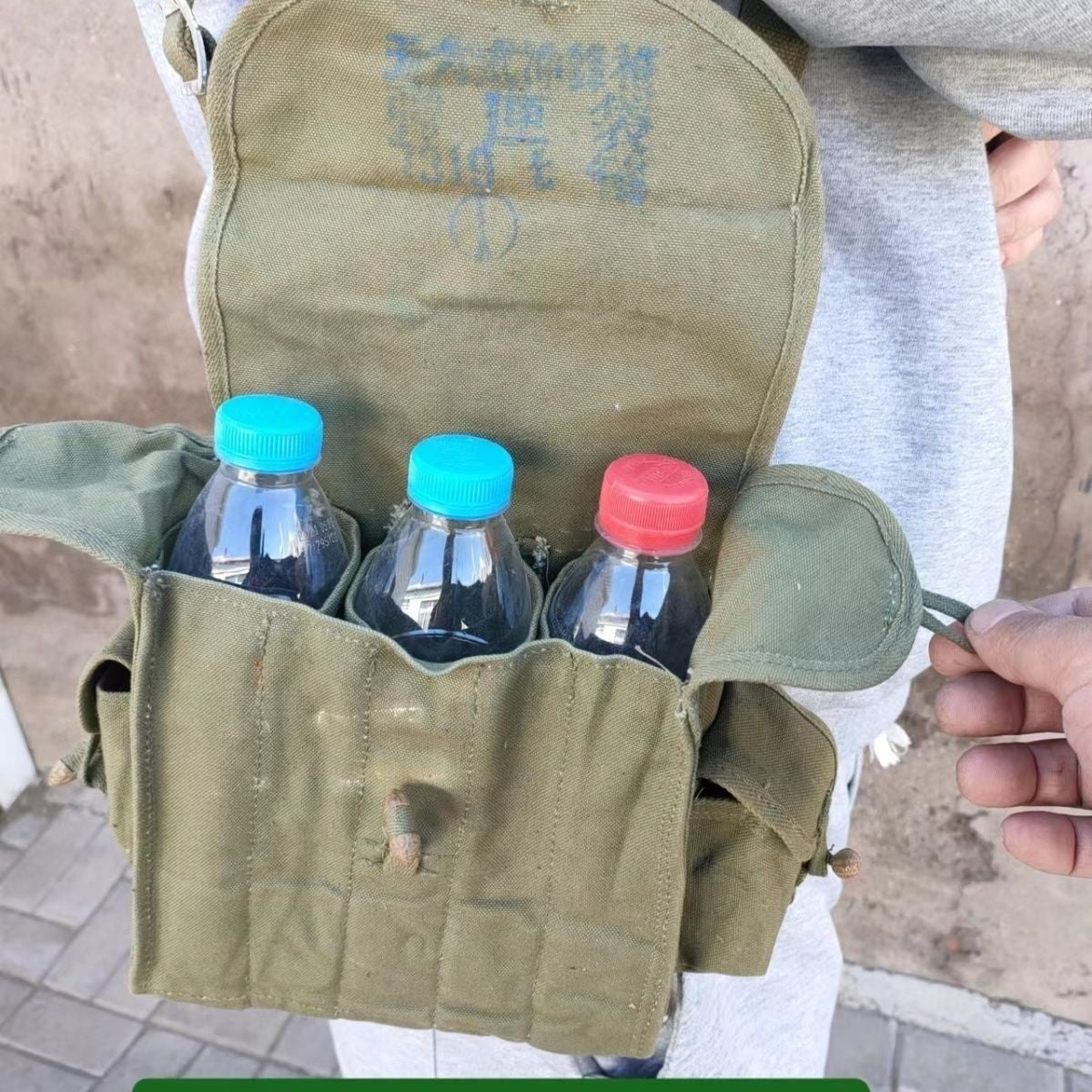 1970s Vietnam War Type 56 Canvas Bag Soviet Style Tactical Shoulder Bag (Vtg)