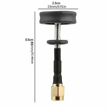 RP-SMA Optional 50W RC Model FPV 5DBI Omnidirectional Antenna Plastic A