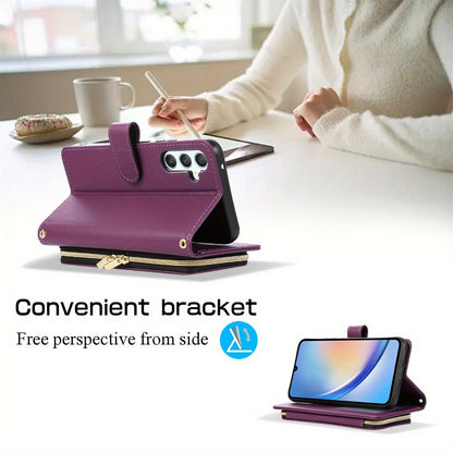 Crossbody Wallet Case for Samsung Galaxy A26 A36 A56 A16 A55 A35 A15 A54 A25 A73