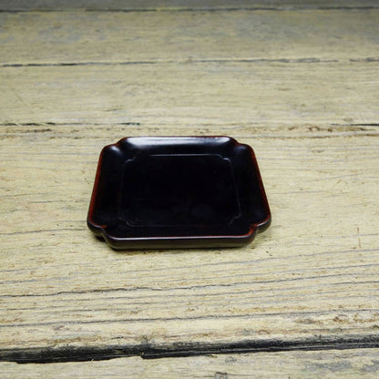 Antique Style Sandalwood Carved Square Tea Coaster Cup Pad Table Protector 8cm