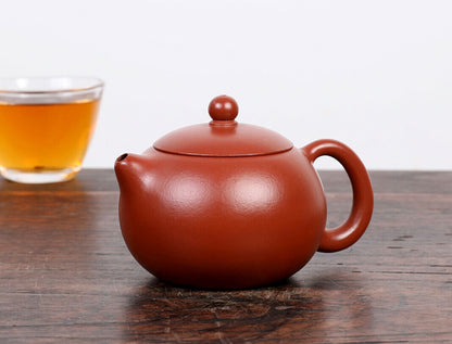 180cc Handmade Purple Sand Tea Pot in Yixing, China, Dahongbao Clay, Xishi Gongfu Tea Pot-