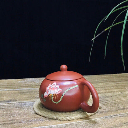 Chinese Yixing Zisha Clay Handmade Exquisite Teapot（莲花西施 底款：姜礼明）