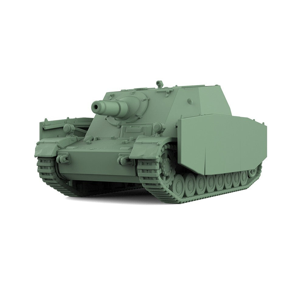 SS144398 1/144 Military Model Kit German BRUMMBÄR Self-Propelled Anti-Tank Gun