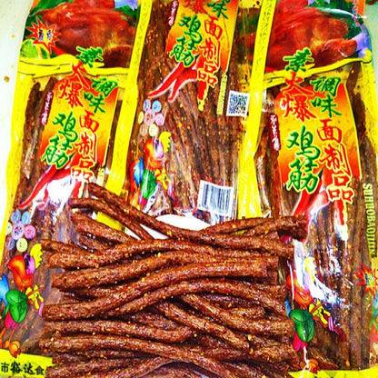 172g Chinese spicy strips snack Hot Chicken Tendon spicy strips HOT