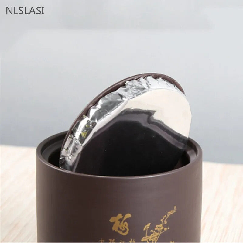 Purple Clay Tea Tin Sealed Pot Tea Container Yixing Zisha ware Storage Tea