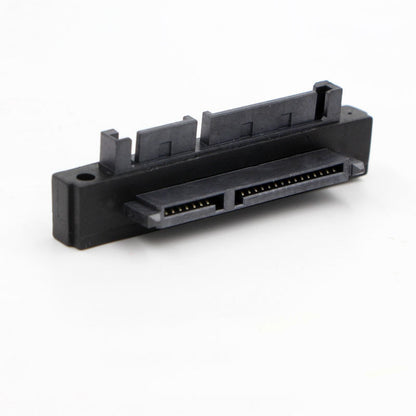 1 Pcs 90 Degree SATA 22Pin 7+15 Male to SATA 22Pin Female Connector Sata Adapter