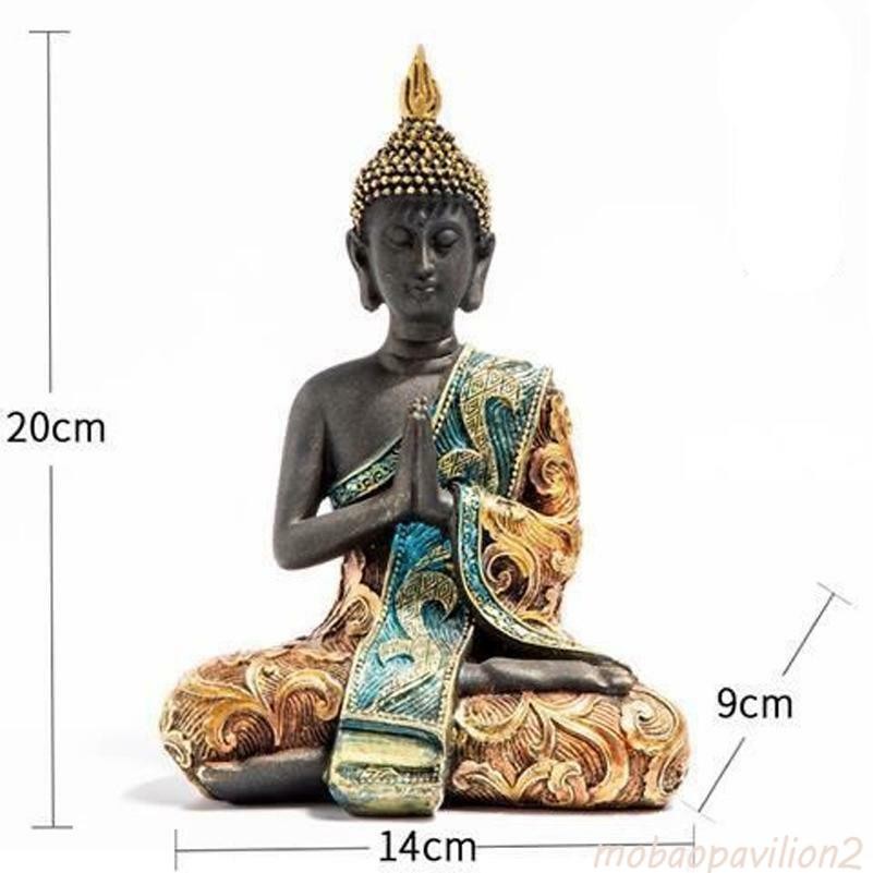 New Religion Buddhism Meditation Statue Buddha Fengshui Figurine Home Decor