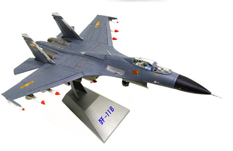1:48 45CM Chese Heavy Fighter J-11B Airplane Diecast Military Aircraft Model