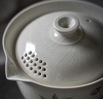 150ml Retro Hand Ceramic Gaiwan Tea Bowl Kung Fu Tea Set Tureen Decorate