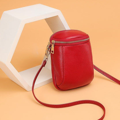 Cow Leather Shoulder Bags Luxury Mobile Phone Bag Handbags Female Messenger Bag