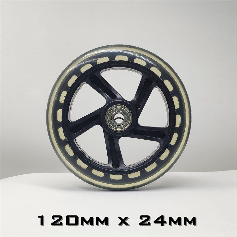 1pc 200/180/175/145/120/40/30/24mm Scooter Skating Wheel Tire PU Skateboard 12 V