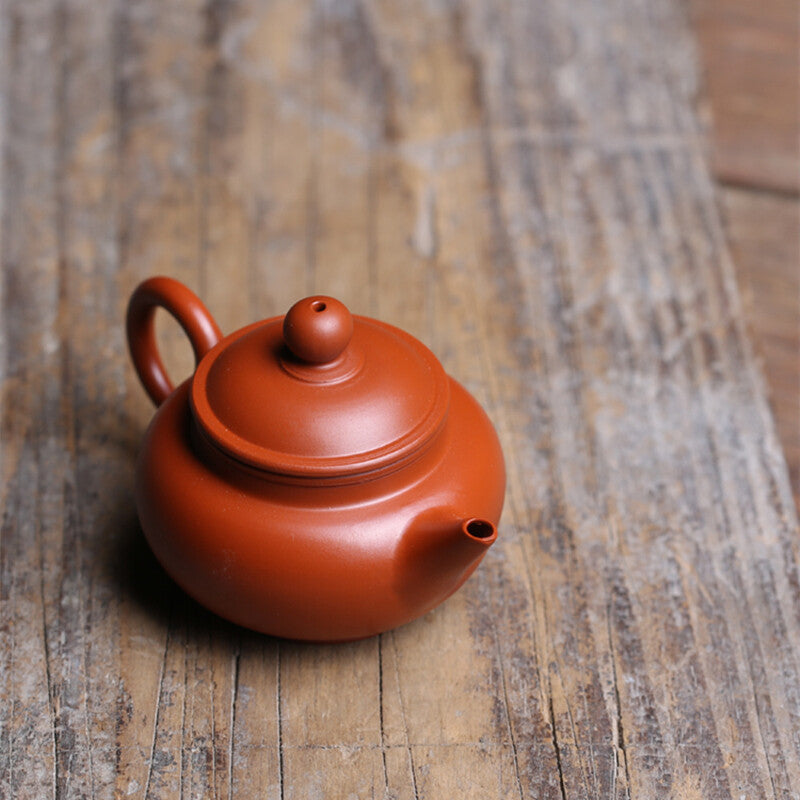 90ml Chaozhou Real Yixing Zisha Level Small Tea Pot Zhu Clay Good Sealed Pot