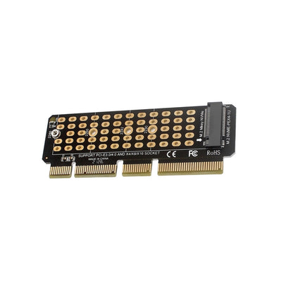 PH41-U1 M.2 NVMe SSD to PCI-E 4.0 Single Disk Adapter Card PCIe x4 x8 x16 Card