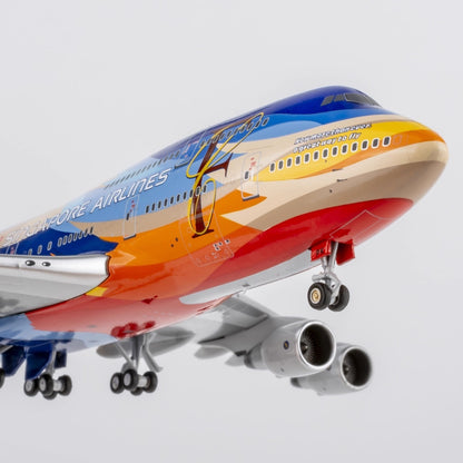 1:400 NGmodels Singapore Airlines B747-400 9V-SPK Airplane Diecast Plane Model