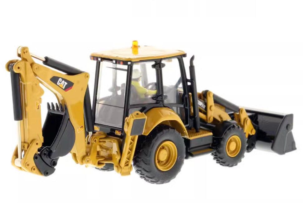 1:50 DM CAT420F2 BACKHOE LOADER Construction Machine Equipment Diecast Model