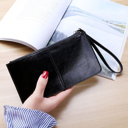 Wallet Long Zipper Clutch Hand Bag Phone Card Holder Coin Purse Thin Wallet 1 PC