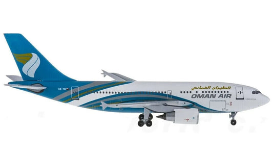 1:400 Aeroclassics OMAN AIR AIRBUS A310-300 Passenger Airplane Diecast Model