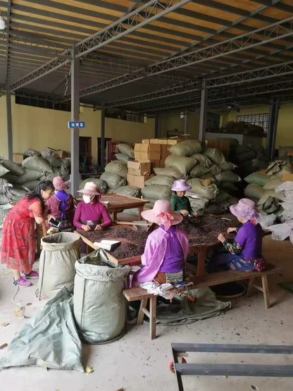 2018y YunNan Organic Pu-erh Tea Puer Tea Ripe Tea in 357g Compressed Tea Cake