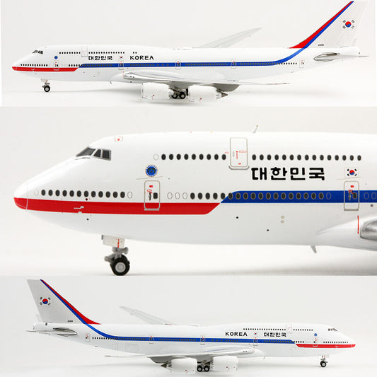 JC Wings 1/400 Korean Air Force Boeing B747-8 Presidential Plane Alloy Model