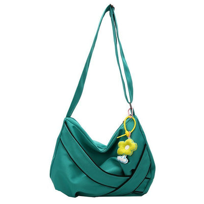 Shoulder Bag Versatile Small Fresh Canvas Crossbody Bags Large Purse Geometric