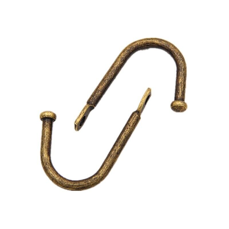 Iron Hooks 10Pcs Antique Single Bracket Wall Hanger Buckle Storage Towel Holders