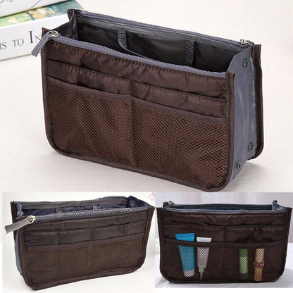 Organizer Insert Bag Folding Storage Bags Travel Insert Felt Organizer Purse 1PC