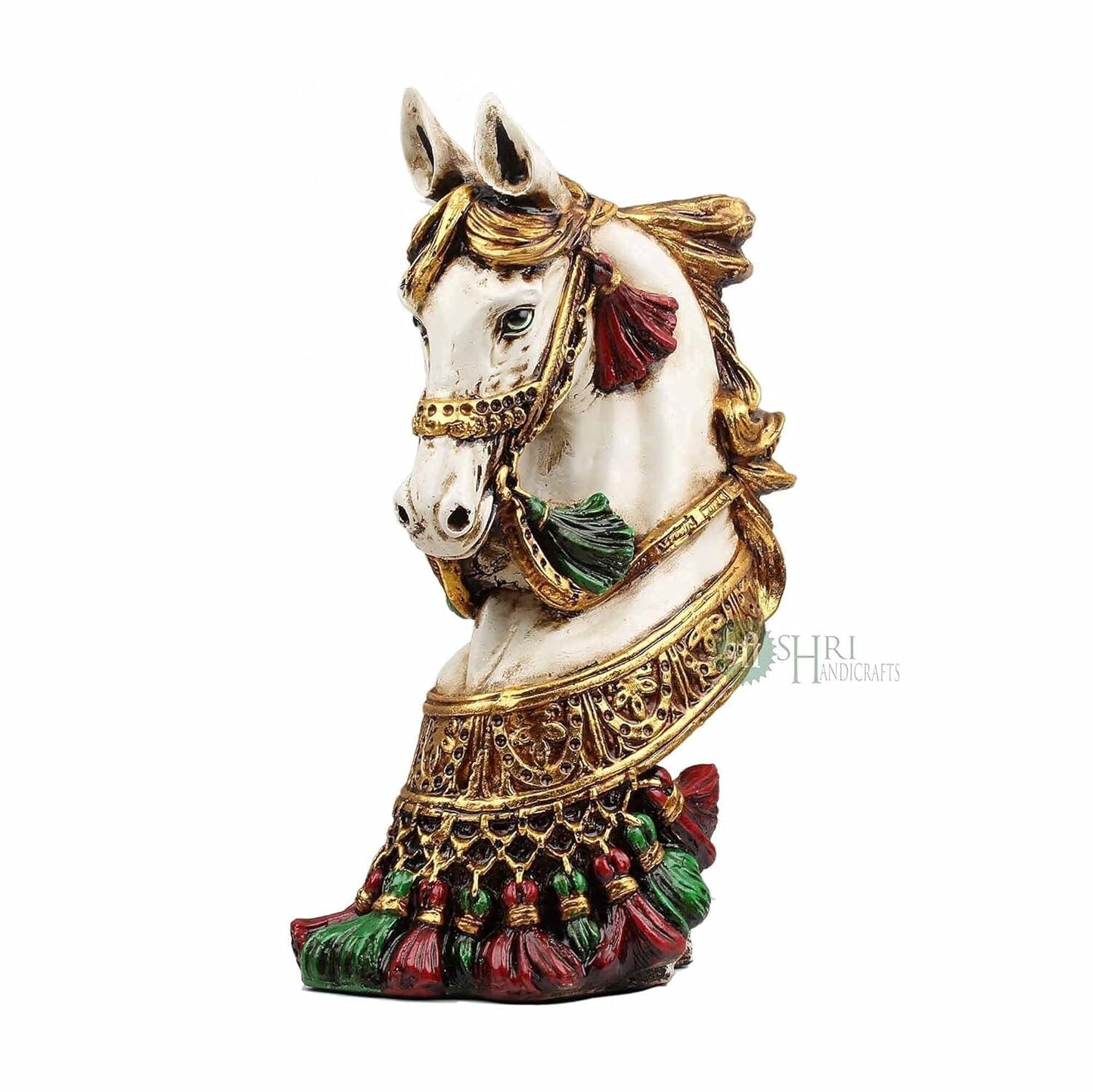 Resin Horse Bust Statue Animal Figurines Gifts Antique Design for Home Decor
