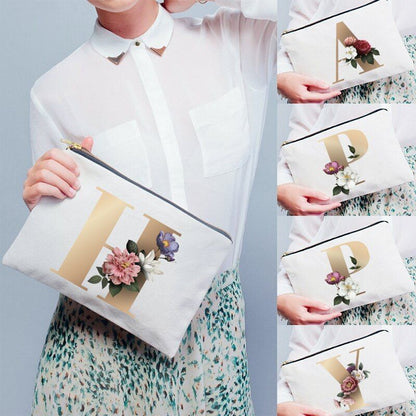 Makeup Bag Print Cosmetic Bags Bridal Party Bags Organizer Pouch Clutch Gift 1PC
