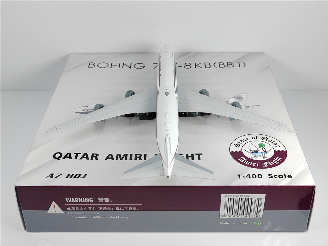 1:400 Phoenix OATAR AMIRIFLIGHT B747-8 BBJ Airplane Diecast Aircraft Plane Model