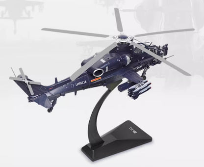 1:48 34CM KDW China Z-10 Armed Helicopter Plane Diecast Military Aircraft Model