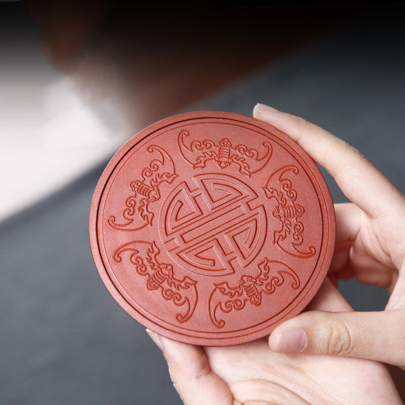 Mat For Tea Pot Yixing Zisha Original Ore Qingshui Clay Holder For Pot Or Teacup