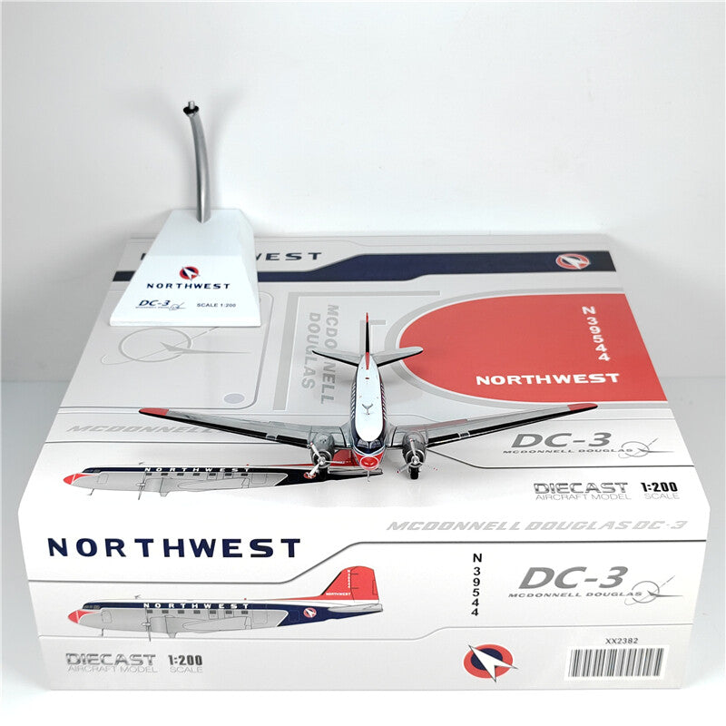 1:200 JC Wings NORTHWEST Douglas DC-3 Airplane Diecast Aircraft Plane Model
