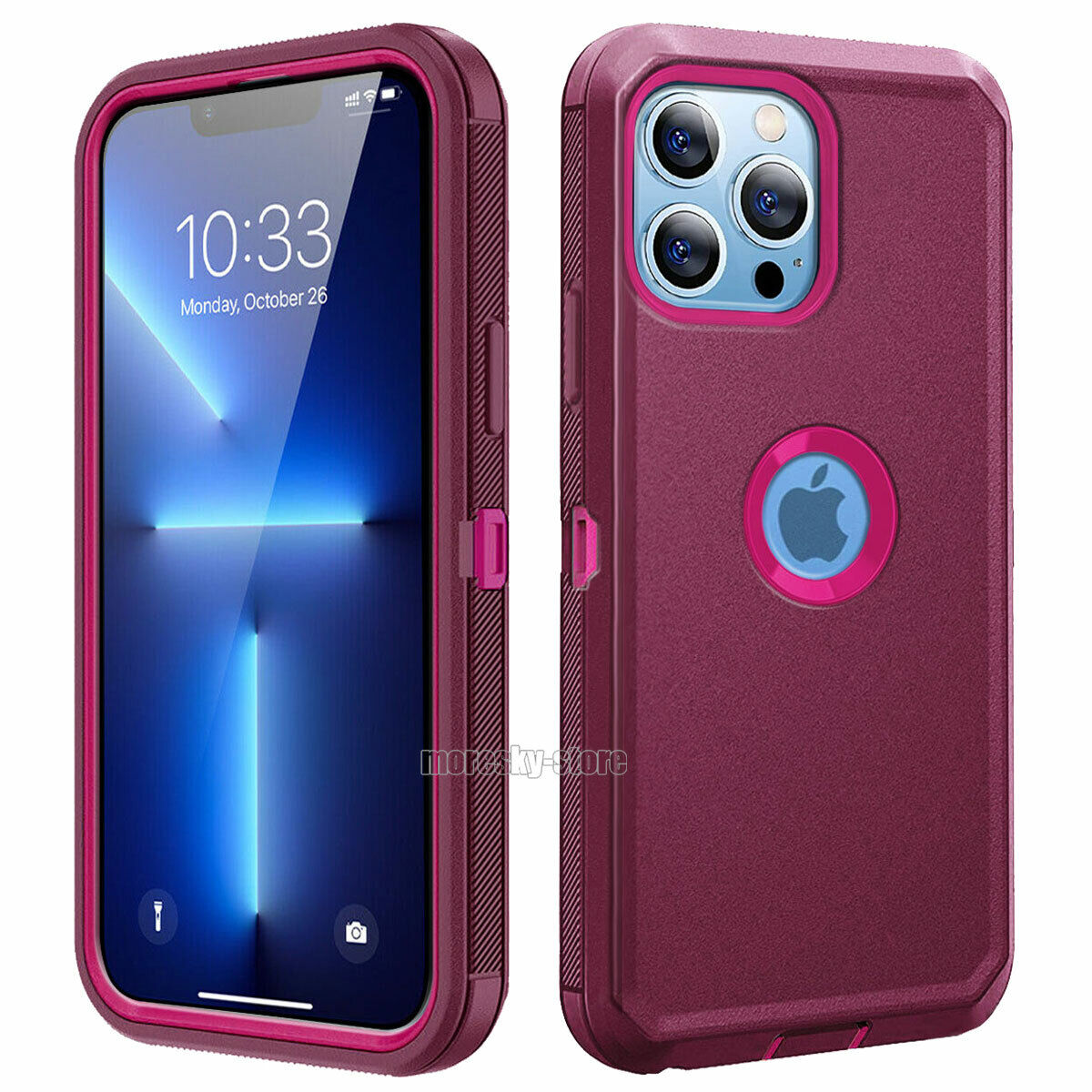 For iPhone 13 Pro Max 13 mini Phone Case Shockproof Rubber Heavy Duty Hard Cover