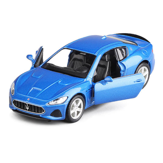 1:36 Maserati GranTurismo MC Model Car Diecast Toy Cars Door Open Kids Gift Blue
