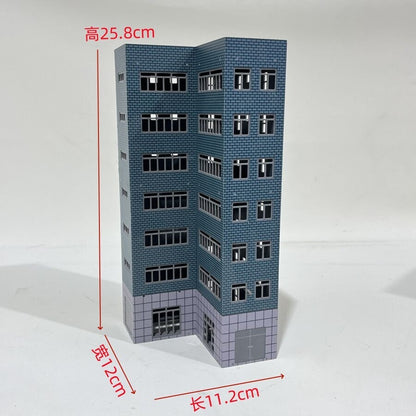 HO Scale 1/87 Building Model Railroad Layout Office House Scene Model