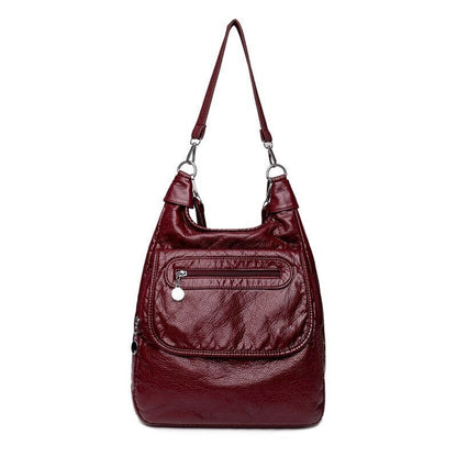 PU Leather Women's Backpack Shoulder Bags Ladies Travel Bag Pack