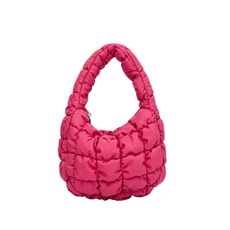 Shoulder Bags Pleated Cloud Mini Bag Versatile Small Handbag Crossbody Purse