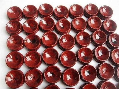 150g 50pcs wooden Stand Small Pedestal Holding CRYSTAL Sphere 28mm/WholesaleAA