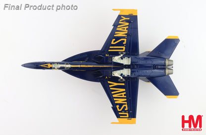 1:72 HM F/A-18E Blue Angels US Navy, 2021 Fighter Diecast Plane Aircraft Model