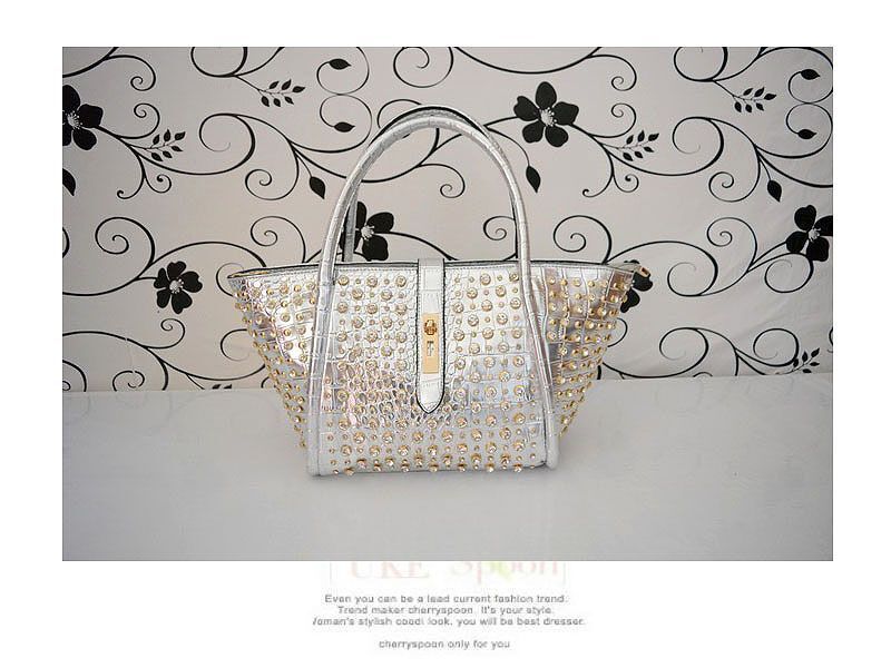Handbag Diamond Dumpling Bag Shoulder Messenger Purse Rhinestone Handbag 1 PC