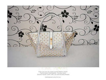 Handbag Diamond Dumpling Bag Shoulder Messenger Purse Rhinestone Handbag 1 PC