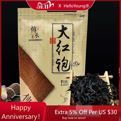 Shuixian Wuyi Big Red Dress Oolong Tea Power Paper Bag Da Hong Pao Tea 250g-